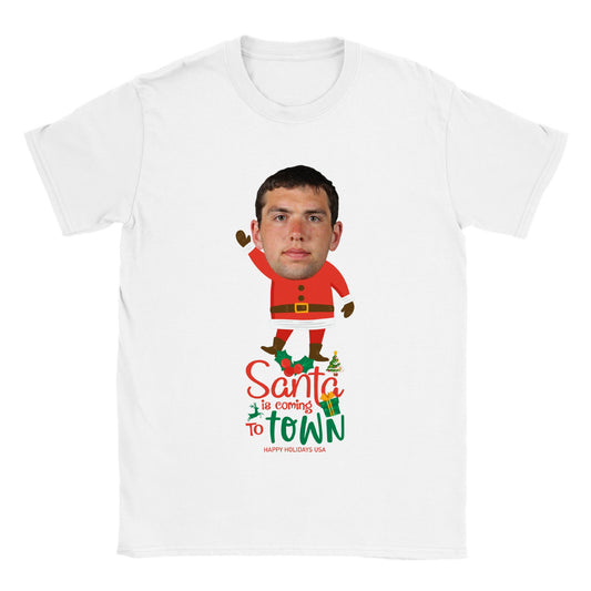 Santa Is Coming To Town - Christmas Tee
