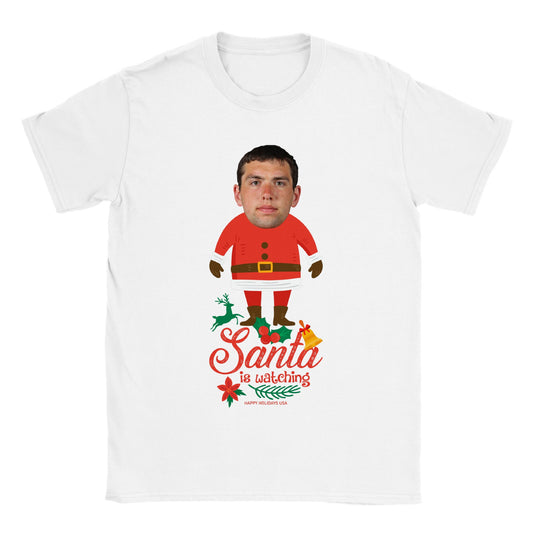 Santa Is Watching - Christmas Tee
