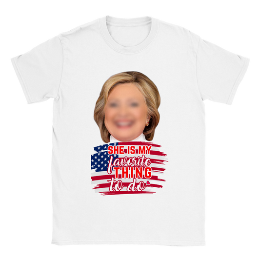 She Is My Favorite Thing To Do - Valentine T-Shirt  - Happy Valentine