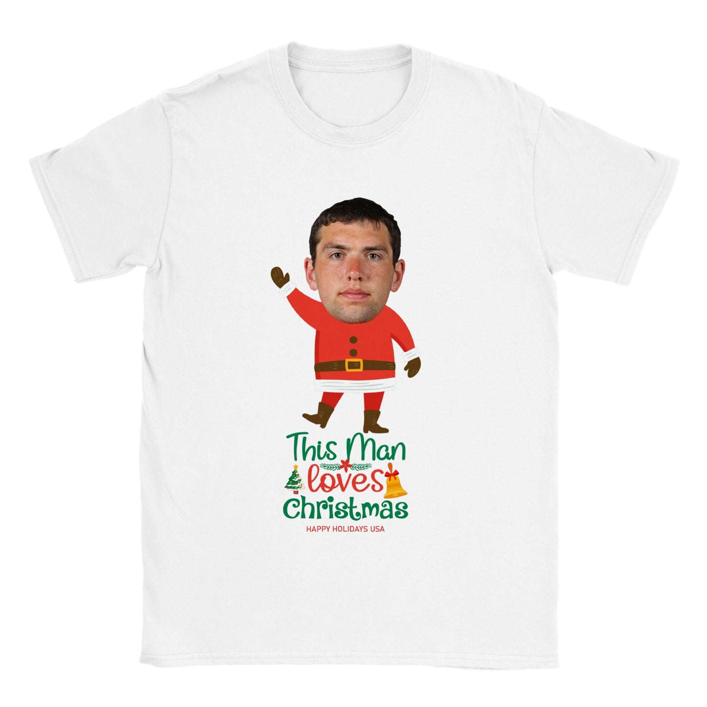 This Man Loves Christmas - Christmas Tee