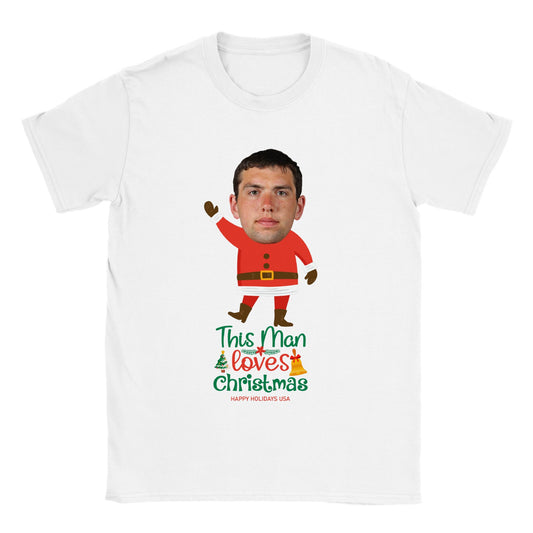 This Man Loves Christmas - Christmas Tee