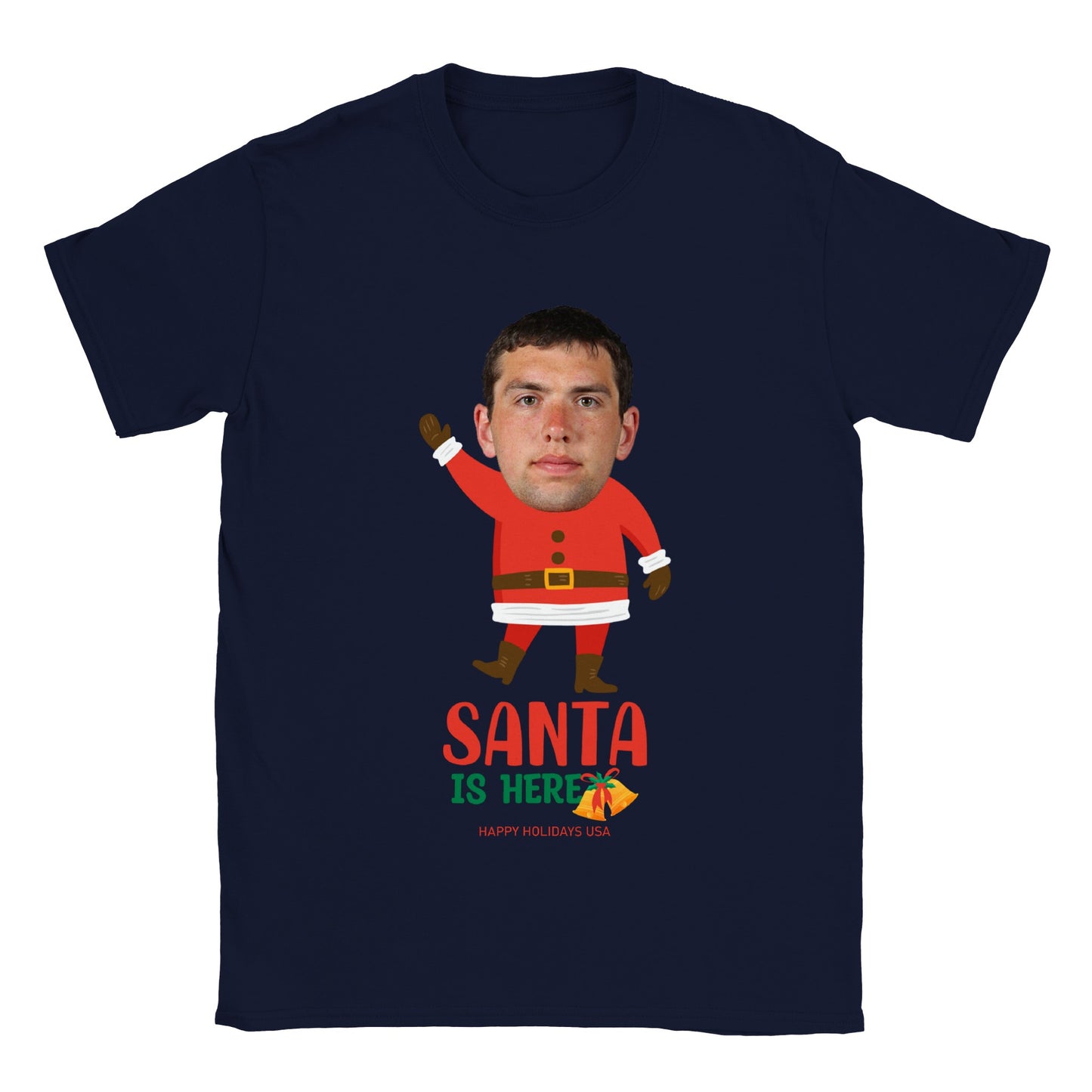 Santa Is Here - Christmas Tee