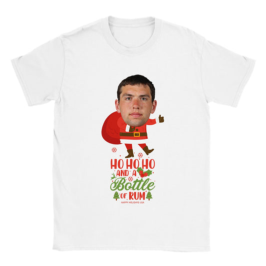 Ho Ho Ho! And A Bottle Of Rum - Christmas Tee